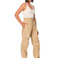 Parachute pants in oatmilk