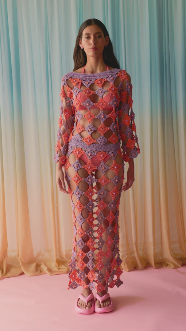 Dakhla top in orange