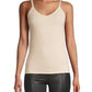 Cashmere cami in wheat