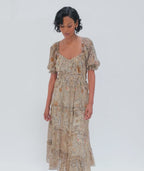 Arabella ankle dress in kaleidoscope