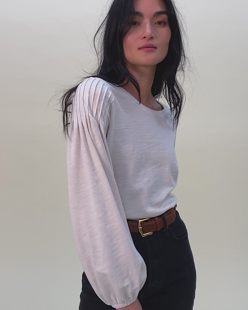 Sabine top in off white