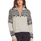 Hillary cashmere pullover sweater in light grey