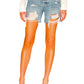 Devin high rise mom cut off shorts in lucca distressed