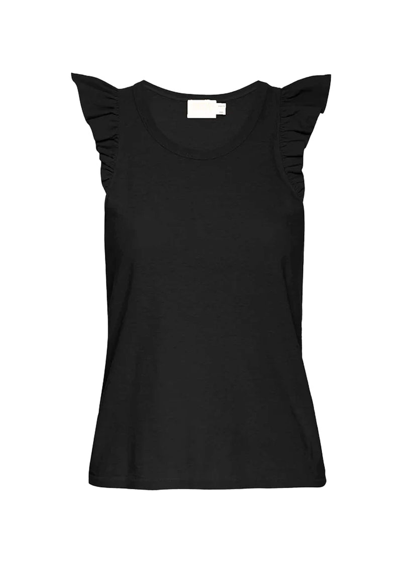 Gemma flutter tank in jet black