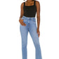 Flaunt femme straight in folk distressed