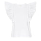 Para boxy tee in optic white
