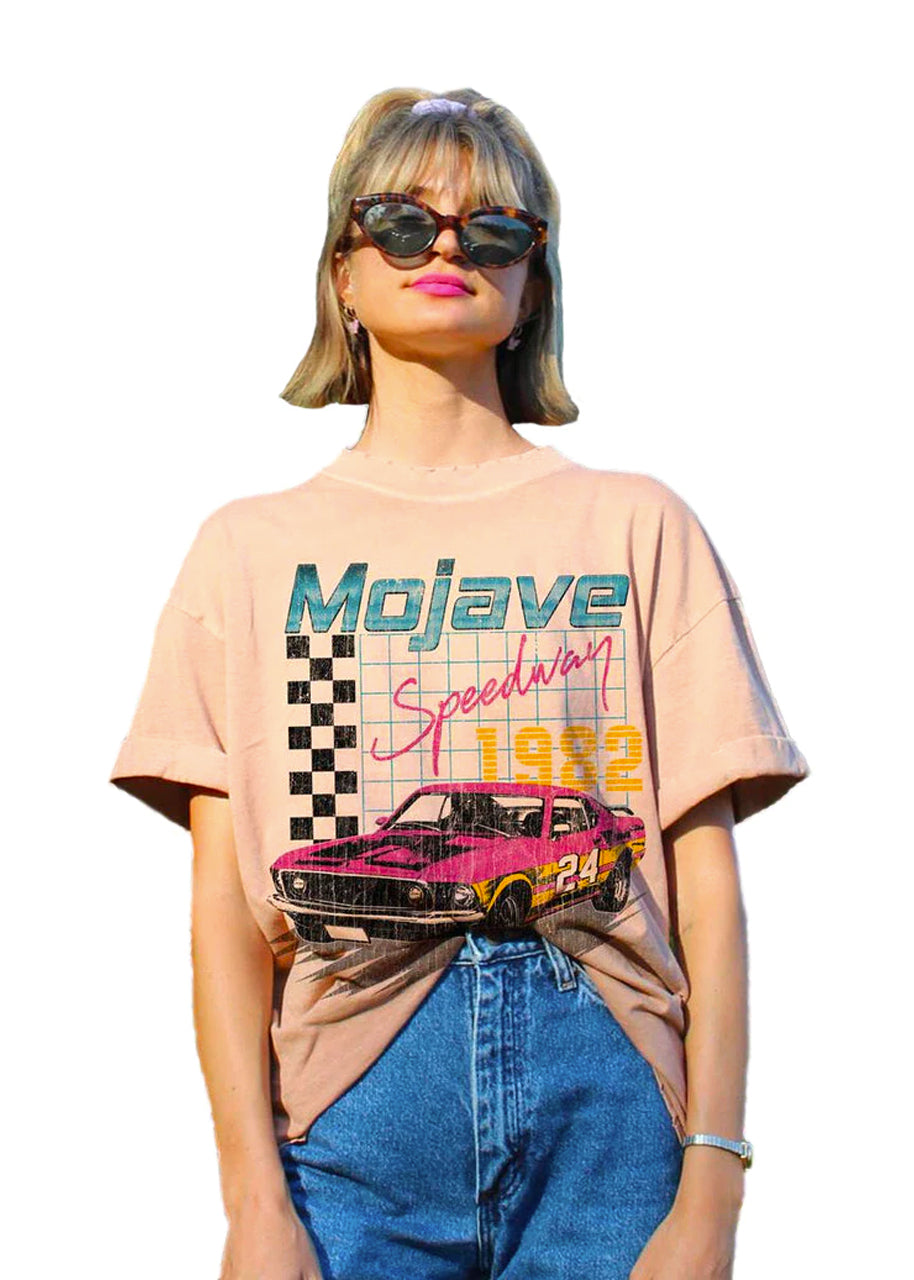 Mojave speedway boyfriend tee in clay