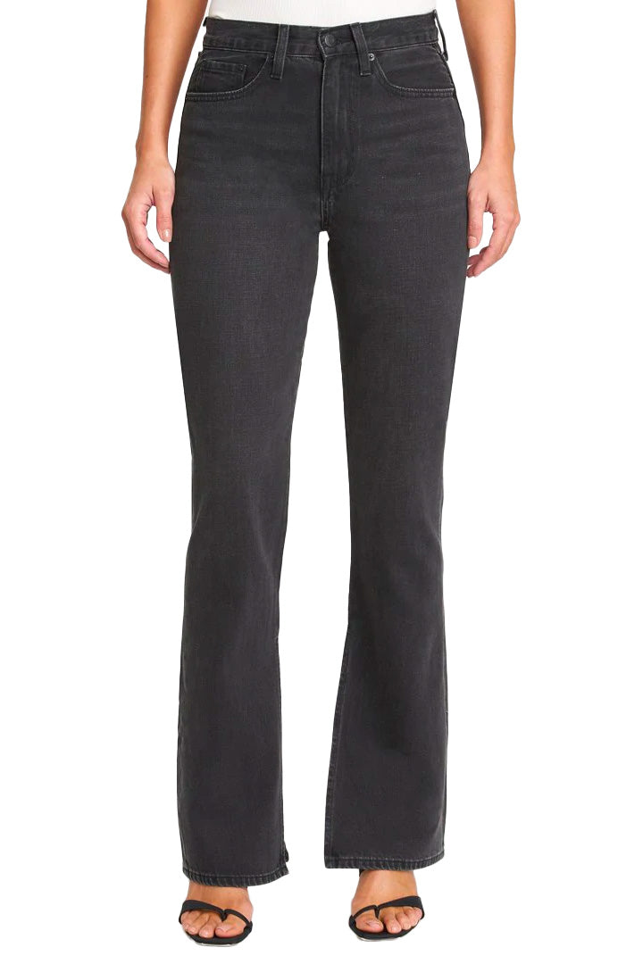 Alexa high rise slim flare in dark sky