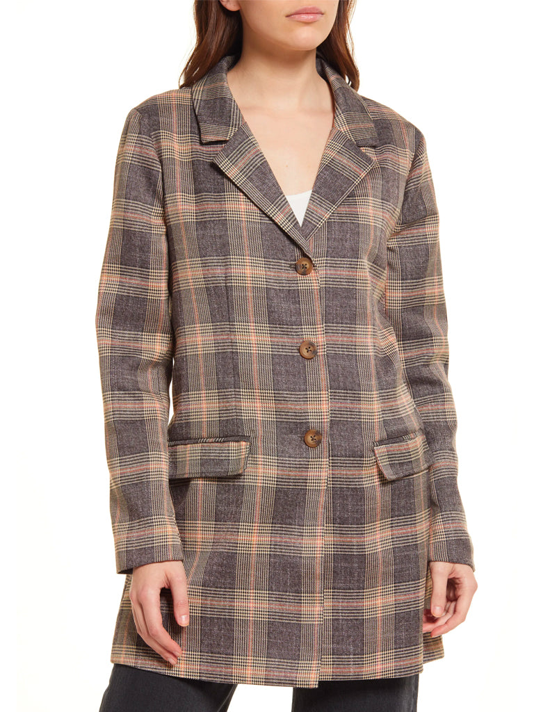 Bb dakota plaid 2025 city blazer