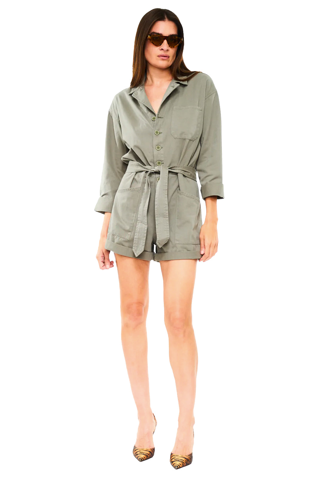 Becca playsuit in garden