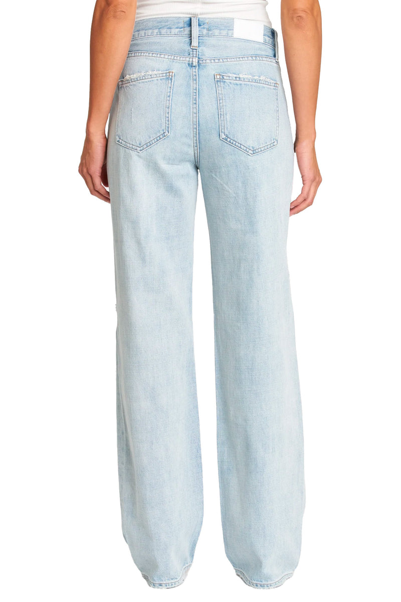 Bobbie high rise wide leg ankle in encinitas distressed