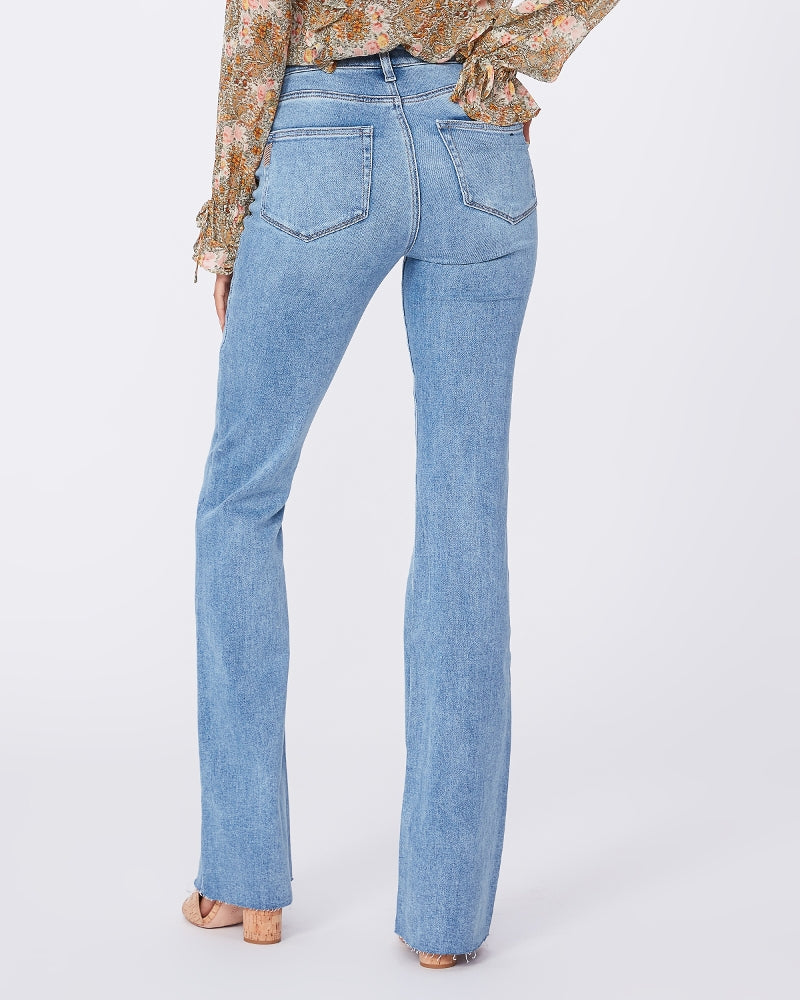 Laurel canyon flare with raw hem in marienne