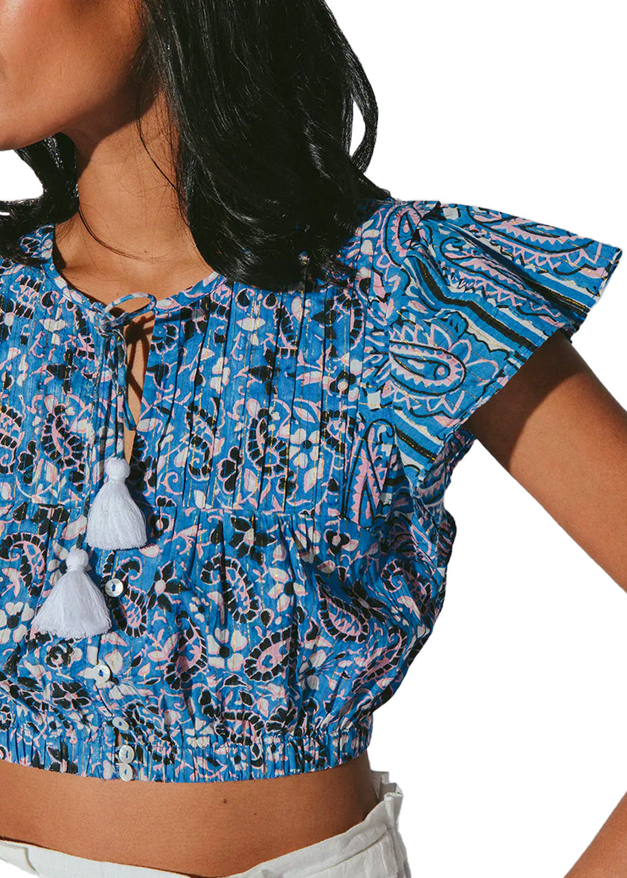 Alice blouse in paisley print