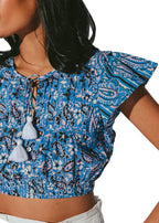 Alice blouse in paisley print