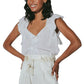 Giselle blouse in coconut