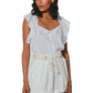Giselle blouse in coconut