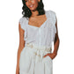 Giselle blouse in coconut