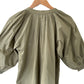 Yara midi dress in olive
