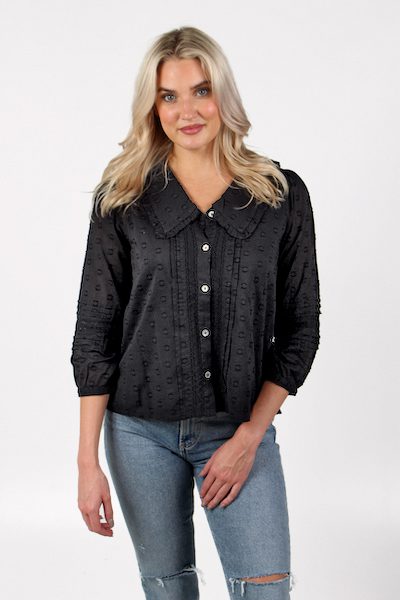 Dale blouse in black