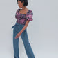Eva crop blouse in jolie