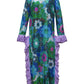 Deva dress in floral blue