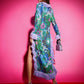 Deva dress in floral blue