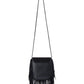 Shila crossbody bag in black suede