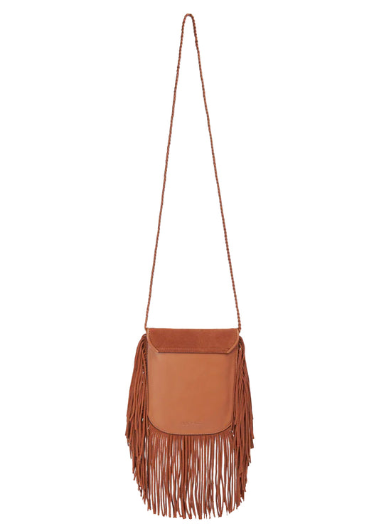 Shila crossbody bag in saddle suede