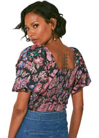 Eva crop blouse in jolie