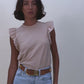Paulette tank in toasted marshmallow