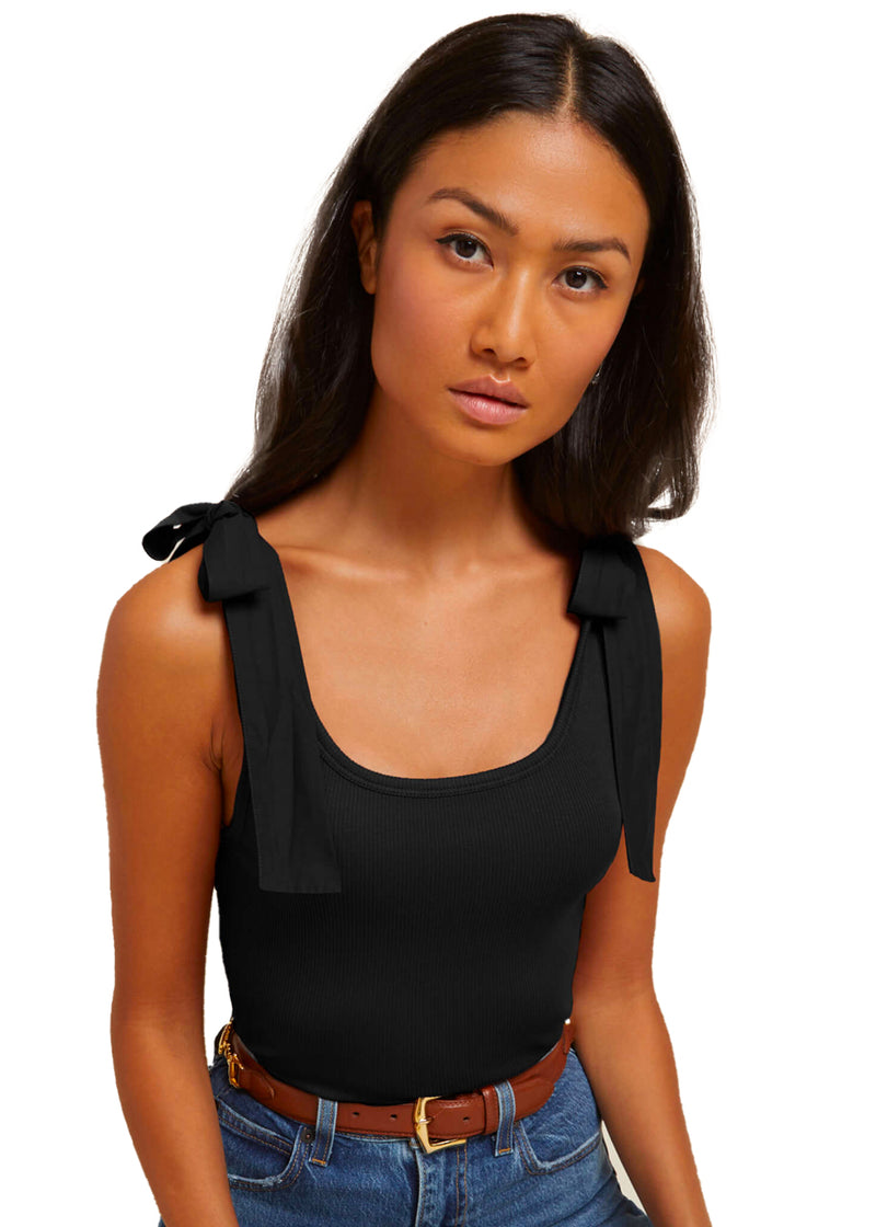 Gigi tank in jet black