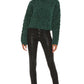 Hoxton ultra skinny with exposed buttonfly in black fog luxe coated
