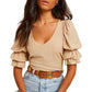 Katana romantic sleeve tee in toasted marshmallow