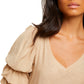 Katana romantic sleeve tee in toasted marshmallow