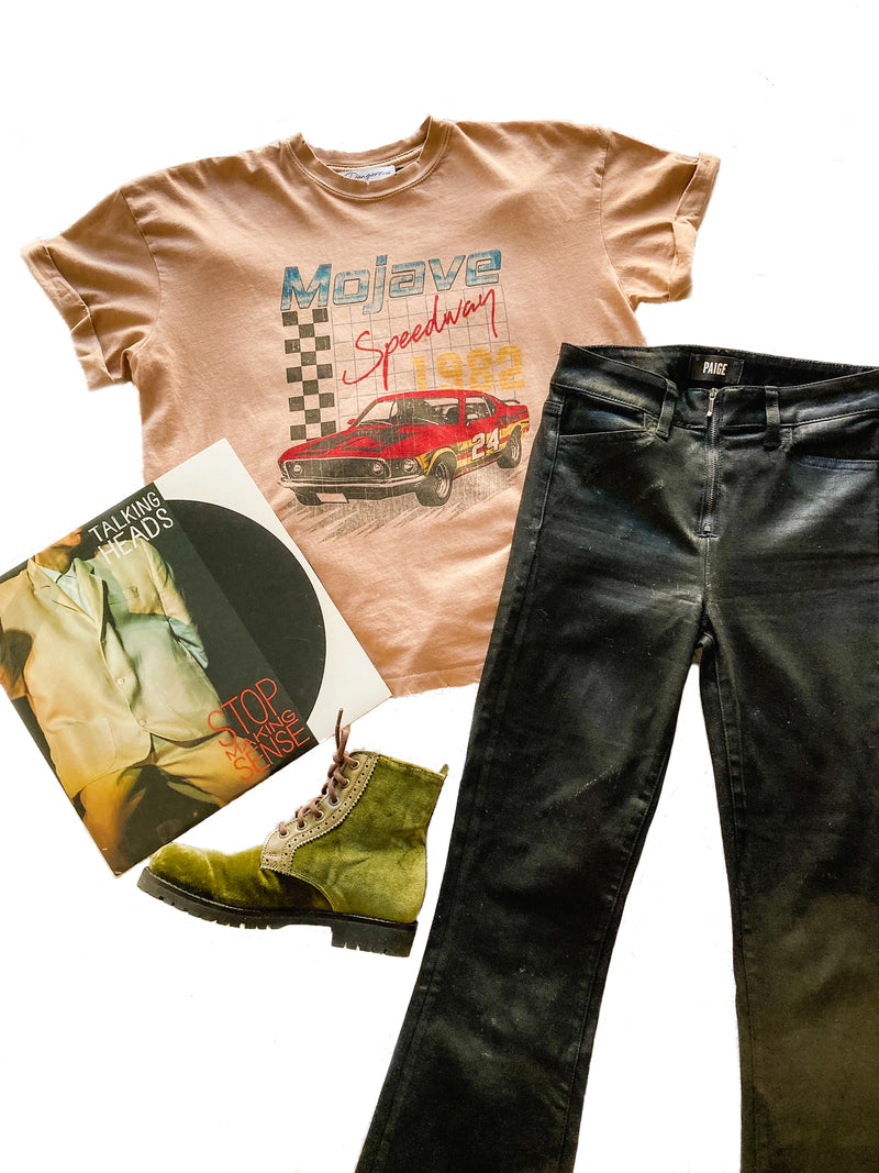 Mojave speedway boyfriend tee in clay