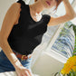 Gemma flutter tank in jet black
