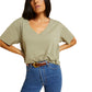 Nina vintage tee in safari
