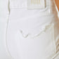 Hoxton ankle skinny with raw hem in blanchette destructed