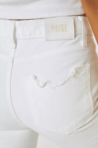Hoxton ankle skinny with raw hem in blanchette destructed