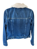 Rowan shearling jacket in jamee distressed