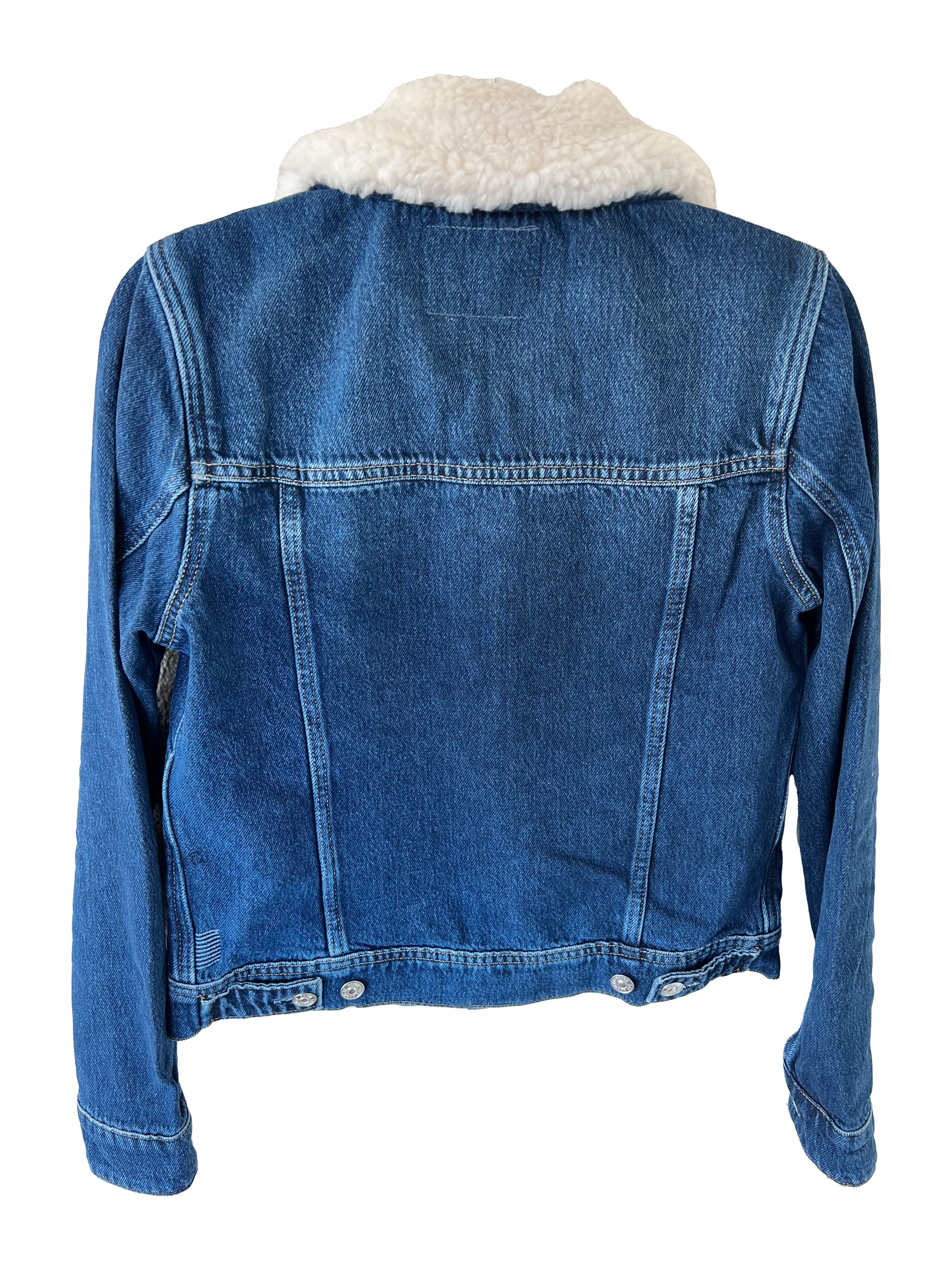 Rowan shearling jacket in jamee distressed