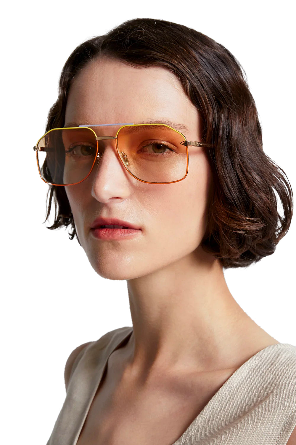Pampel aviator sunglasses in sunset
