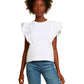 Para boxy tee in optic white