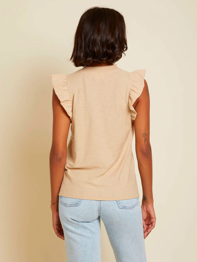 Paulette tank in toasted marshmallow