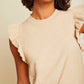 Paulette tank in toasted marshmallow