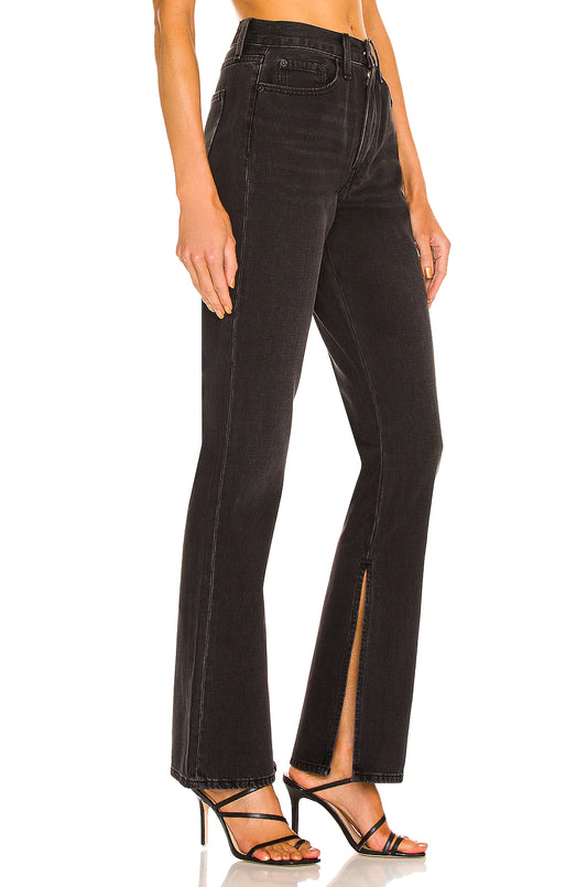 Alexa high rise slim flare in dark sky