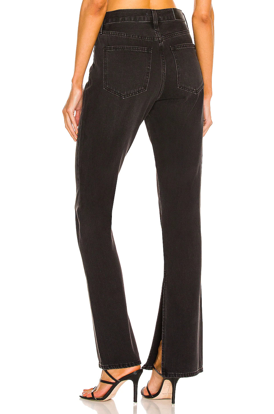 Alexa high rise slim flare in dark sky