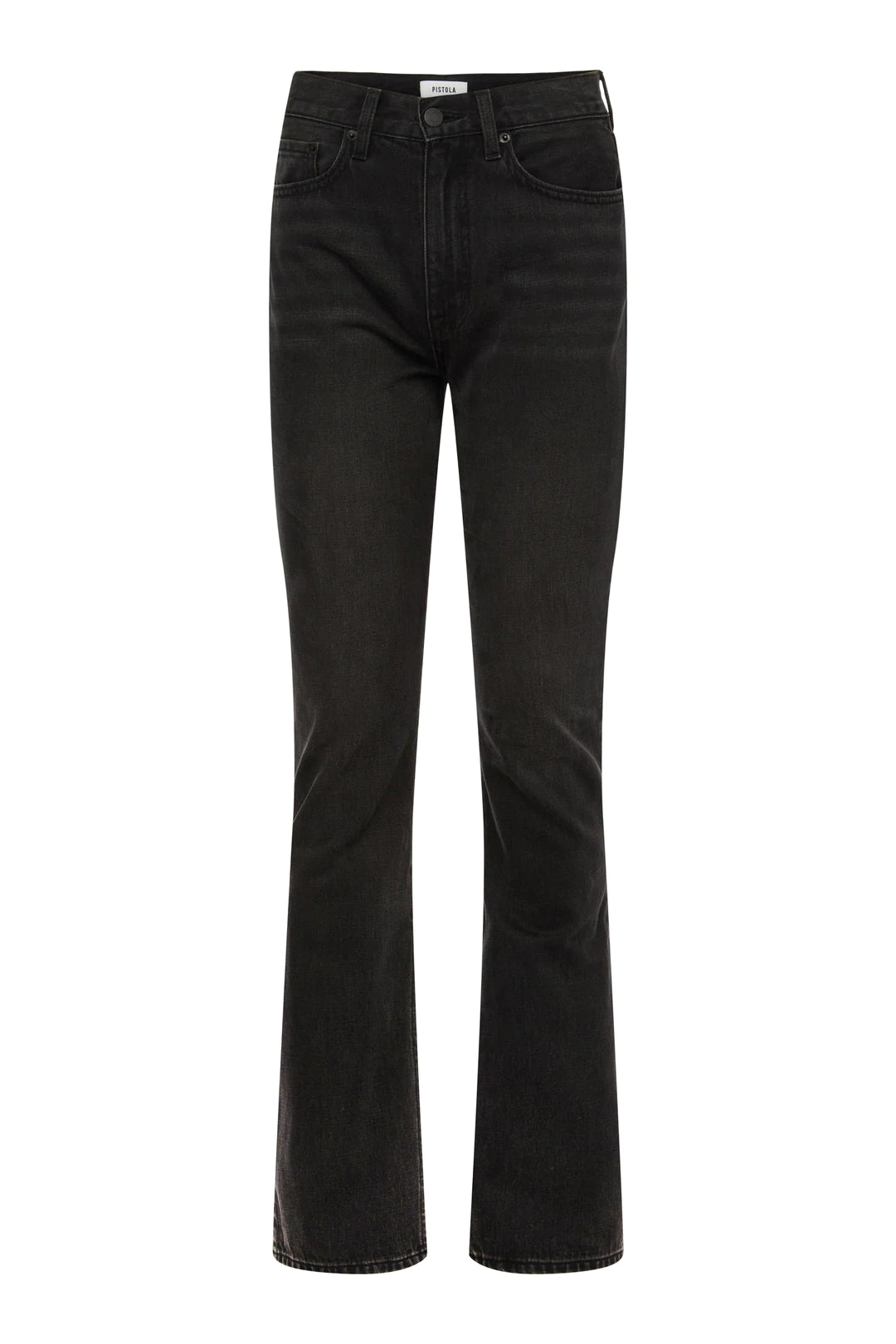 Alexa high rise slim flare in dark sky