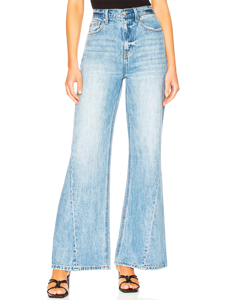 Ruby high rise wide leg flare in othello