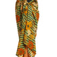 Sarong in sunflower stripe moss green